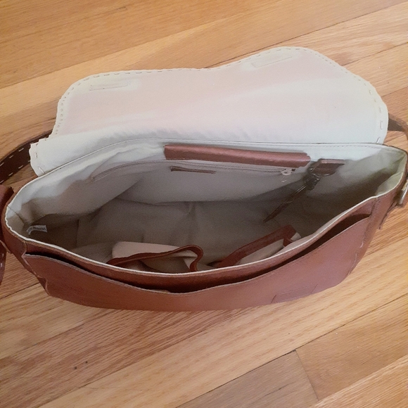 Sundance Women's leather Satchel Bag  Brown OS Sundance - Picture 5 of 5